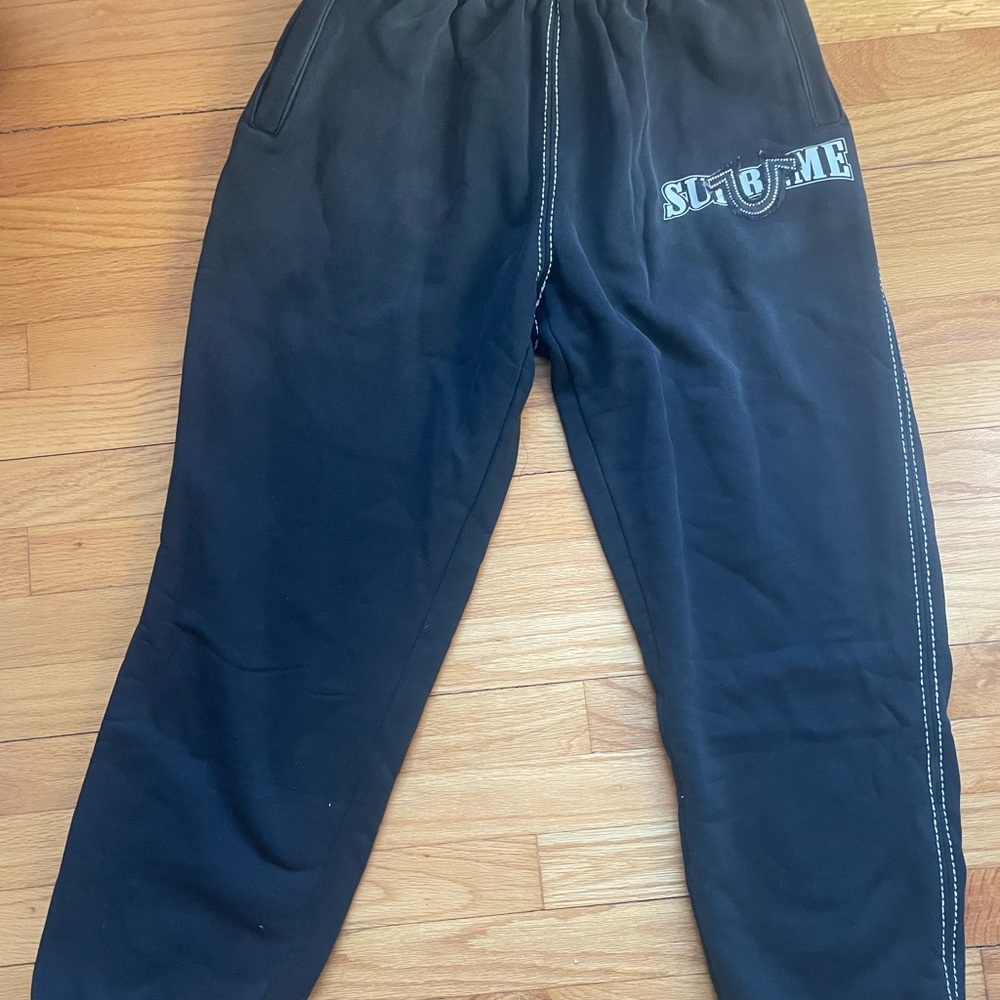 Supreme x True Religion Black Jogger Pants